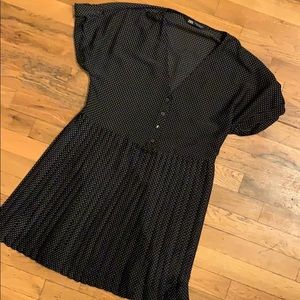 B/W Polka Dot Dress by Zara, XS